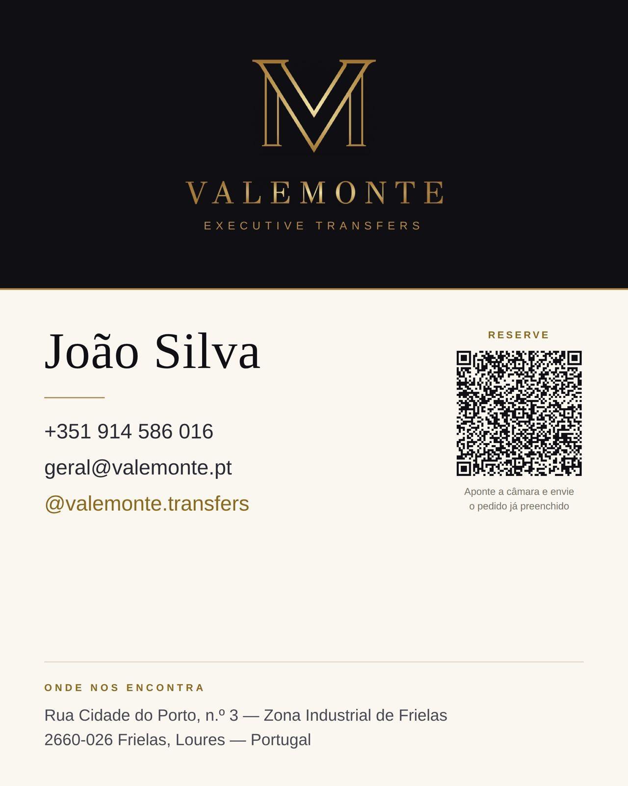 Cartão Valemonte — João Silva